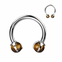 Piercing titanium horseshoe