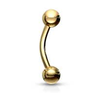 Piercing curved rond basis extern