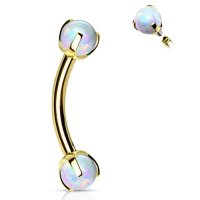 Piercing curved claw opal