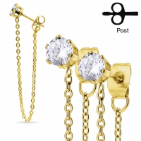 Oorbellen chain 0.8
