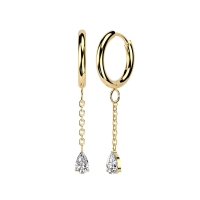 oorbellen hanger met tear drop 0.8