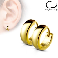 Oorbellen ring dome 0.8