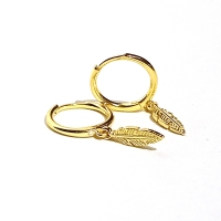 Oorring .925 Silver veer 0.8