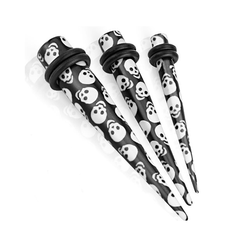 Taper acryl recht skull Taper acryl recht skull