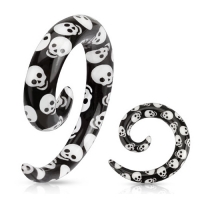 Taper acryl spiraal skull