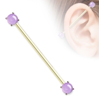 Industrial piercing natuursteen Amethyst