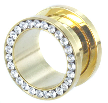 Screw-fit tunnel witte steentjes
