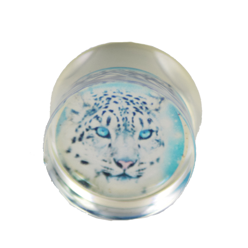 Double flared plug tijger Double flared plug tijger