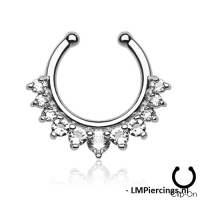 Fake piercing 11 lined