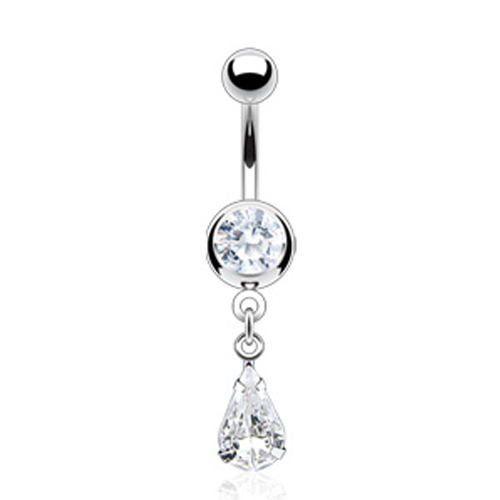Navelpiercing hanger druppel Navelpiercing hanger druppel