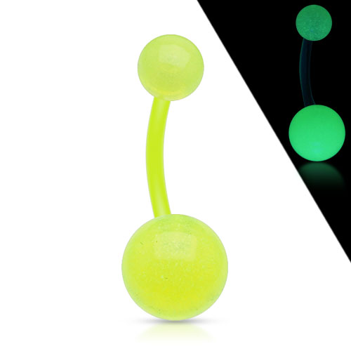 Piercing flexibele bio plast glow in the dark Piercing flexibele bio plast glow in the dark