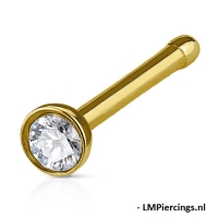 Neuspiercing stud half ball 0.8x6x2.5