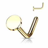 Neuspiercing L-bend platte top 0.8x6x3