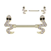 Piercing snake ends 1.6x14