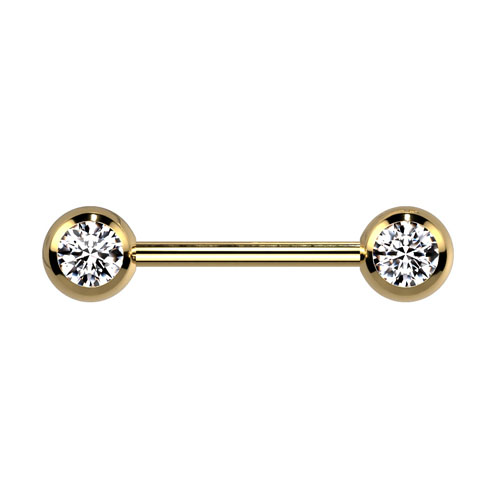 Piercing titanium steen rond extern schroefdraad 1.6 Piercing titanium steen rond extern schroefdraad 1.6