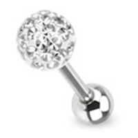 Piercing ferido multi crystal met Epoxy 1.6x16