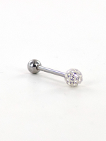 Piercing ferido multi crystal met Epoxy 1.6x16
