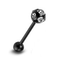 Piercing 5 steentjes 1.6x16