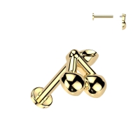 Piercing PVD cherry 1.2x6