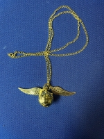 Ketting gouden snitch horloge - goud